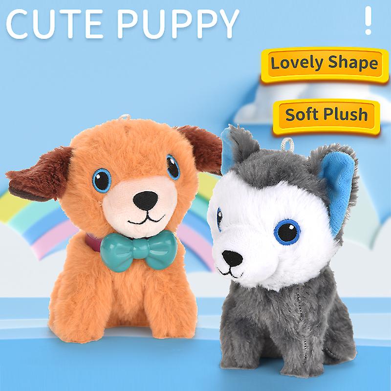 Plush Simulation Dog Pet Set Box Toy Over 3 Years Old