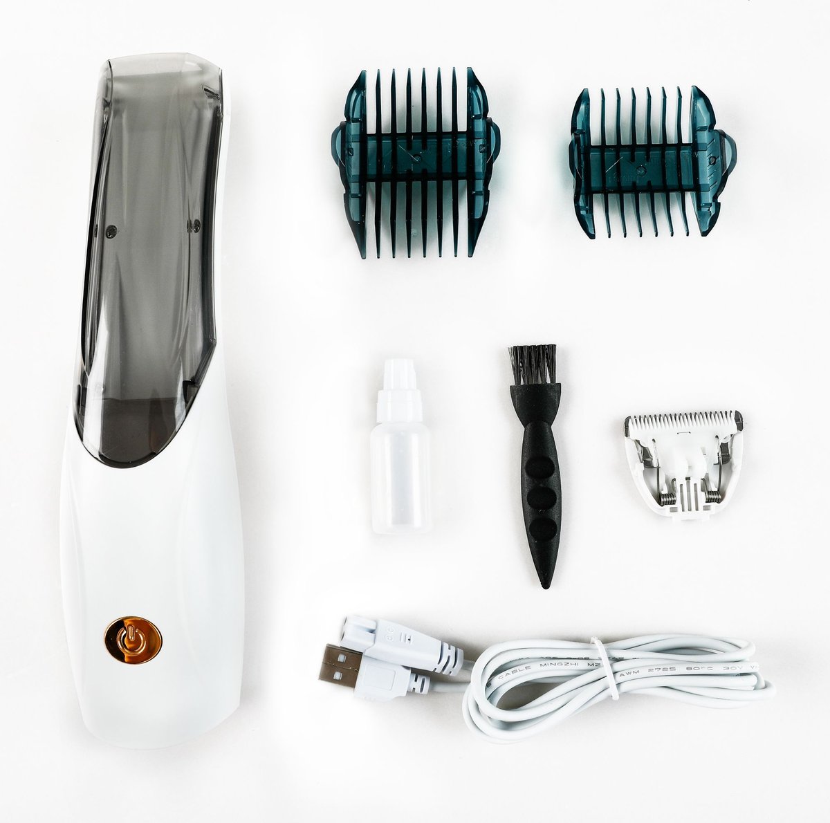 Fido Fave Cat and Dog Hair Grooming Clippers Kit， White， Small