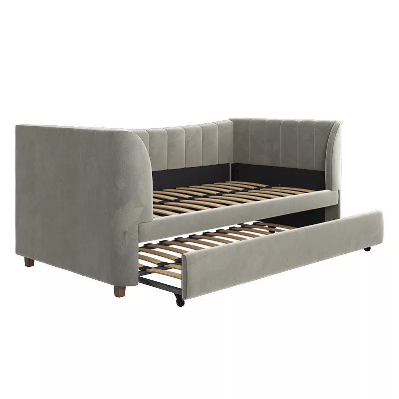 Little Seeds Valentina Upholstered Daybed with Trundle