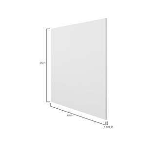 Hampton Bay Designer Series 0.625x35x48 in. Base End Panel in White AP4835-WH