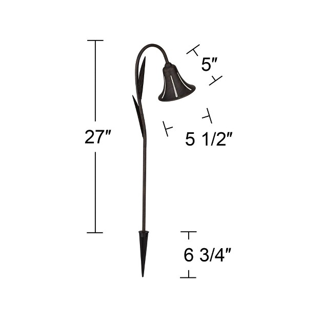 John Timberland Tulip Style 6 piece Led Landscape Light Set