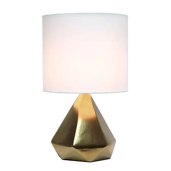 Simple Designs Solid Pyramid Table Lamp