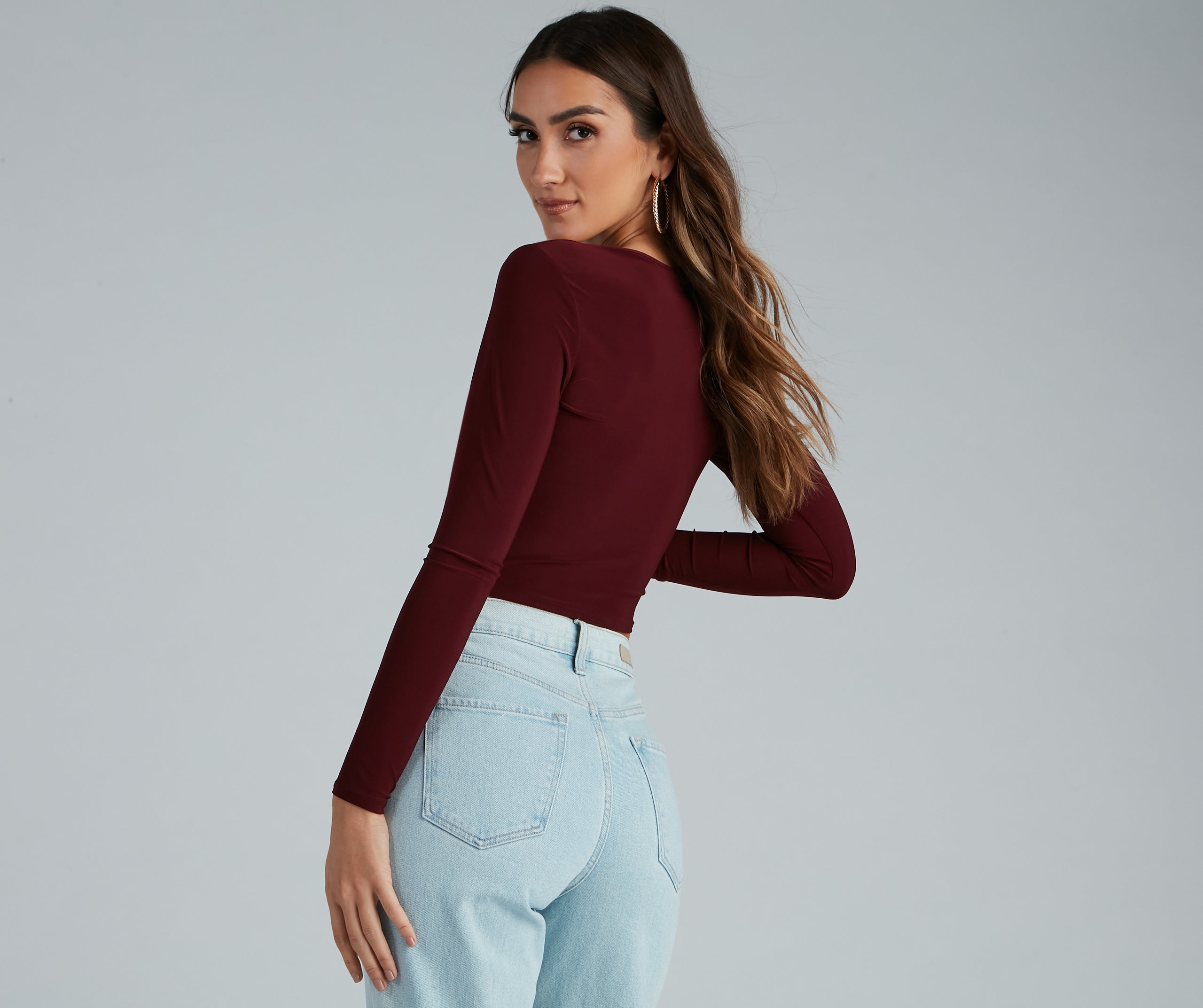 Trendsetter Long Sleeve Corset Top