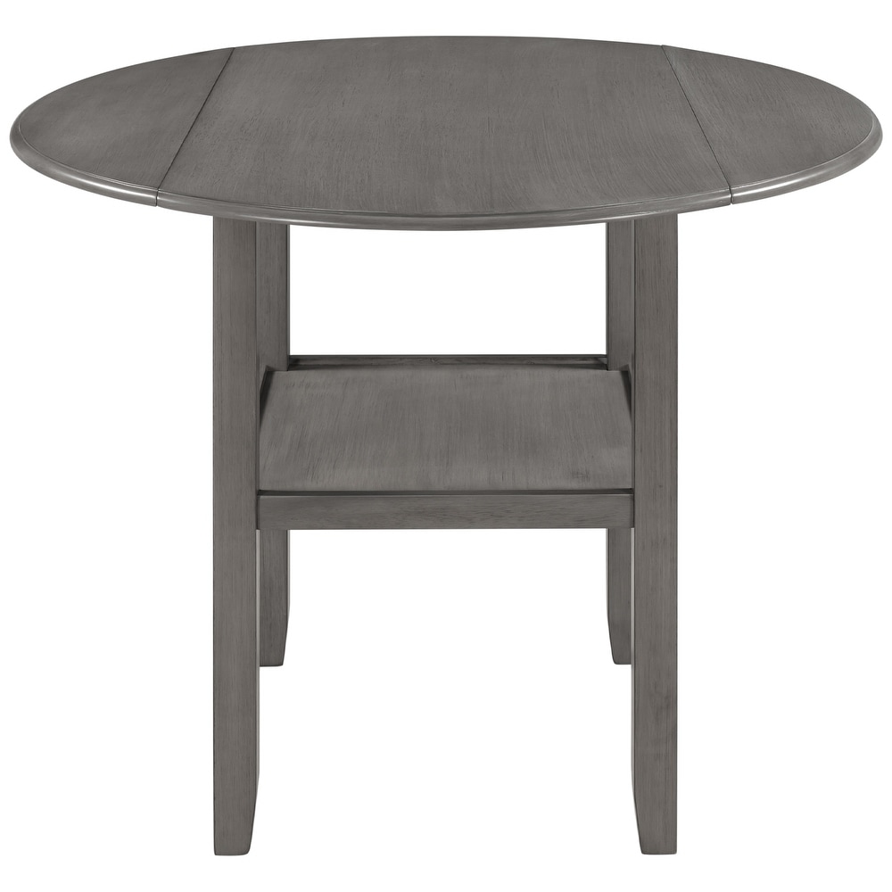 Round 3 Piece Counter Height Dining Sets w/Drop Leaf Table   Chairs