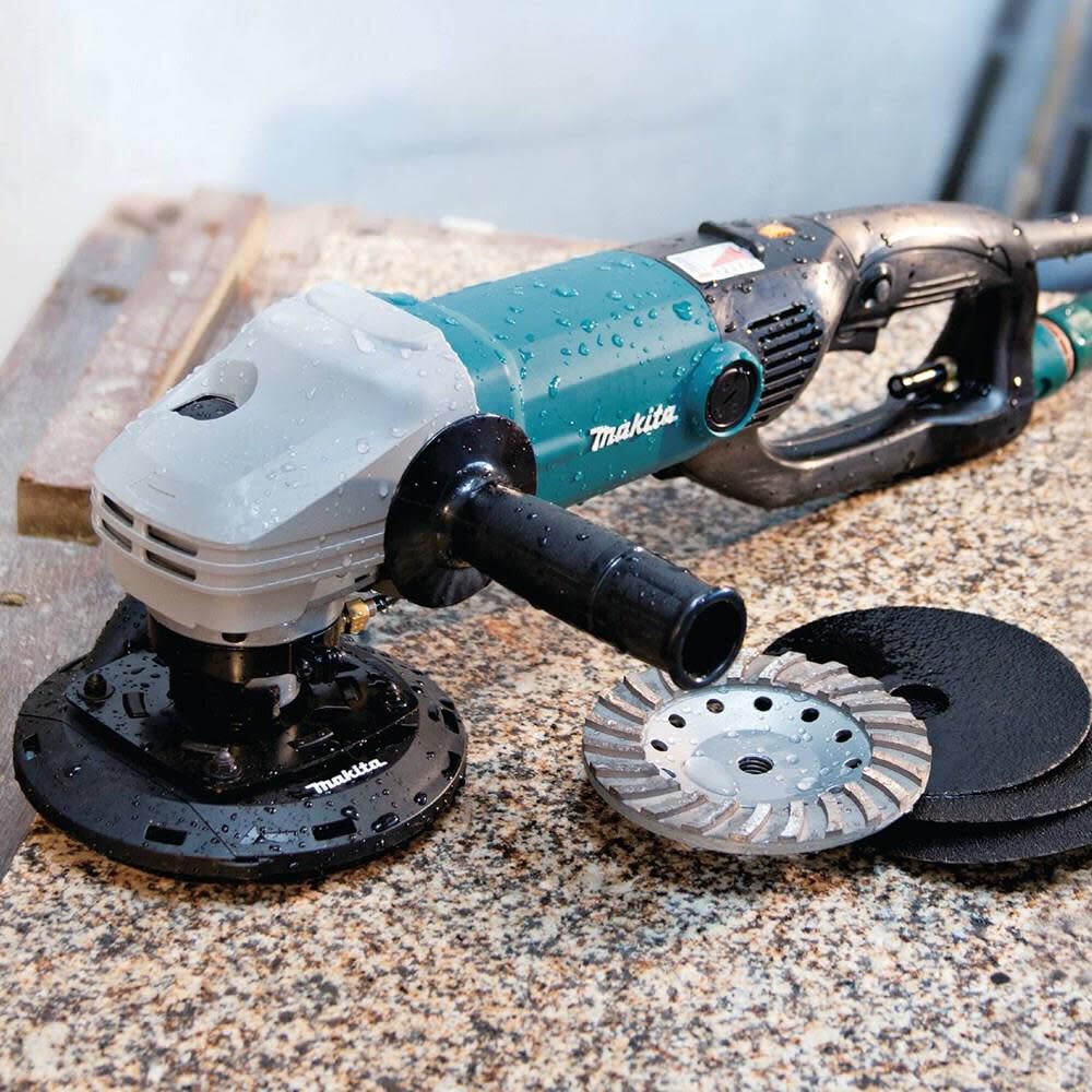 Makita 5 in. Electronic Stone Polisher with Splash Guard PK5011CX1 from Makita