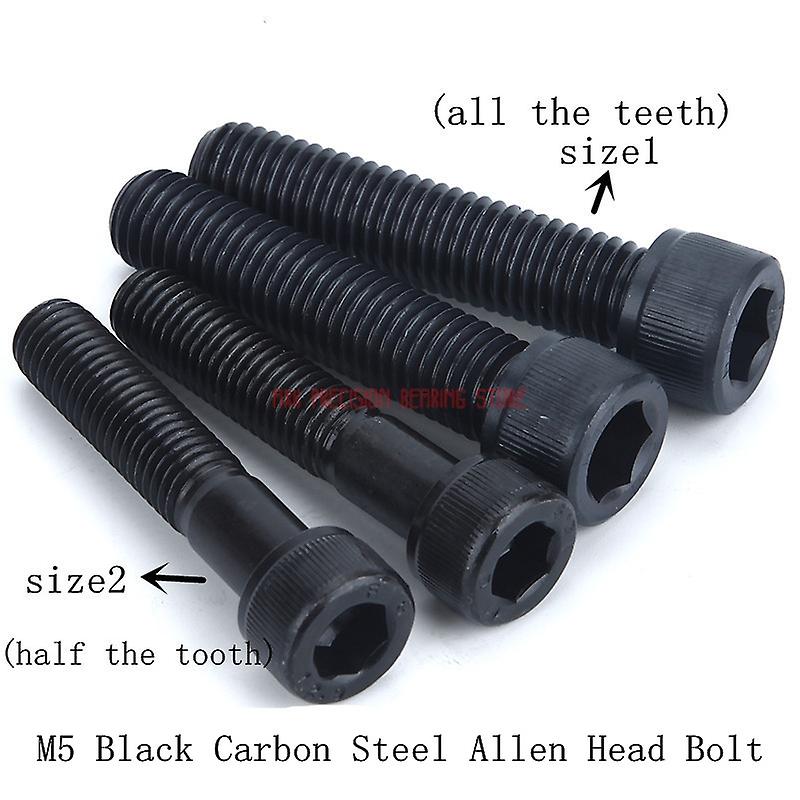 Screws For Laptops Drywall Parafusos M5 12.9 Grade Black Carbon Steel Half Thread Cap Cup Allen Head Bolt Hexagon Socket Screw