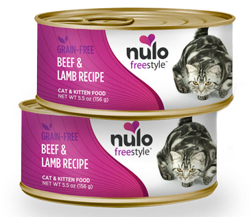 FreeStyle Grain Free Beef and Lamb Recipe Canned Kitten and Cat Cat Fo;