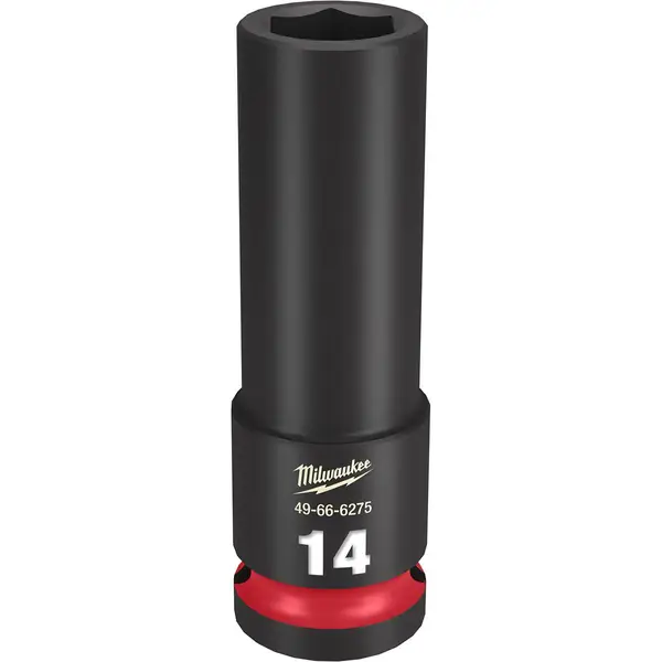 Milwaukee 1/2 Drive 14MM Deep 6 Point Socket