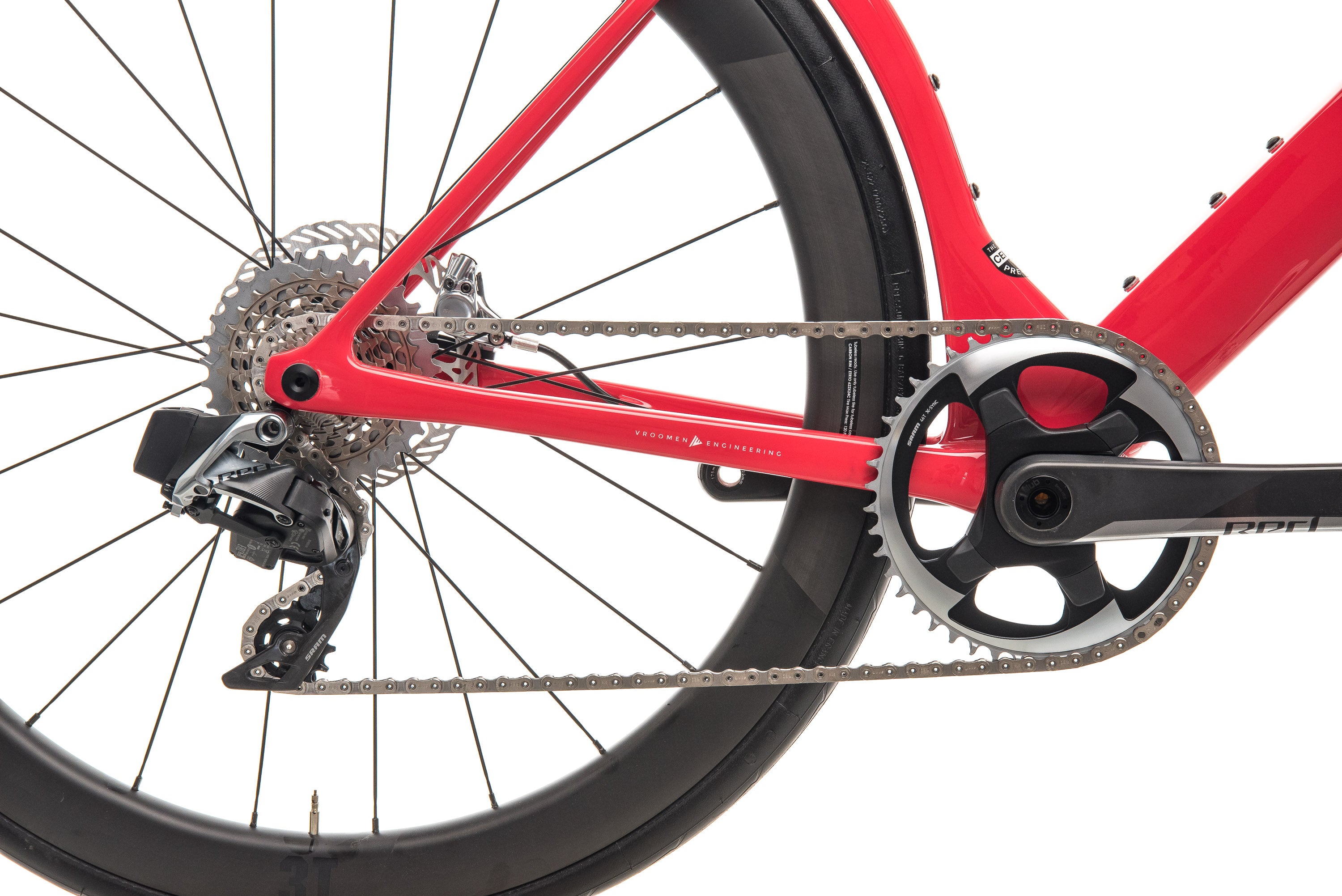 3T Strada Team Red AXS eTap Road Bike - 2020, X-Large