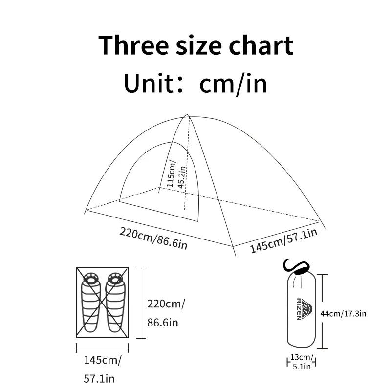 Factory Outlet Zelt Waterproof Foldable 1 Person Camouflage Lightweight Backpacking Camping Outdoor Tent For Three 3 Season