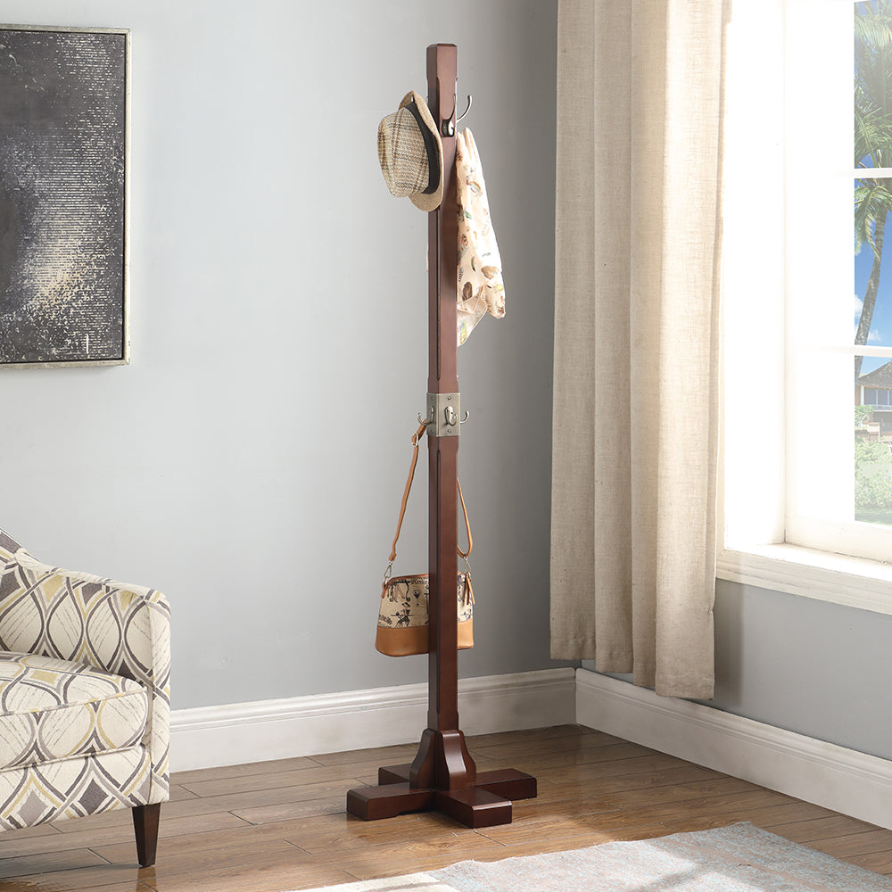 CT17088 Windsor Coat Rack， Walnut 18