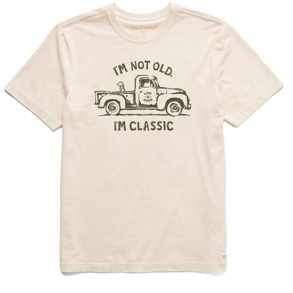 Life Is Good  Men's Trusty Pickup and Dog Crusher Tee