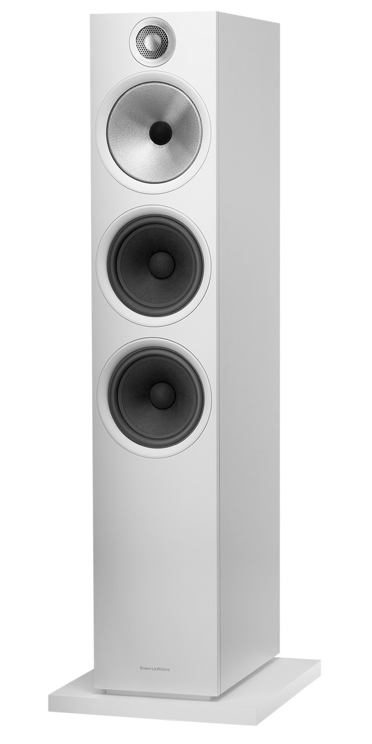 Bowers and Wilkins 600 Series 603 S2 Anniversary Edition Matte White 3-Way Floor Standing Loudspeaker (Each)