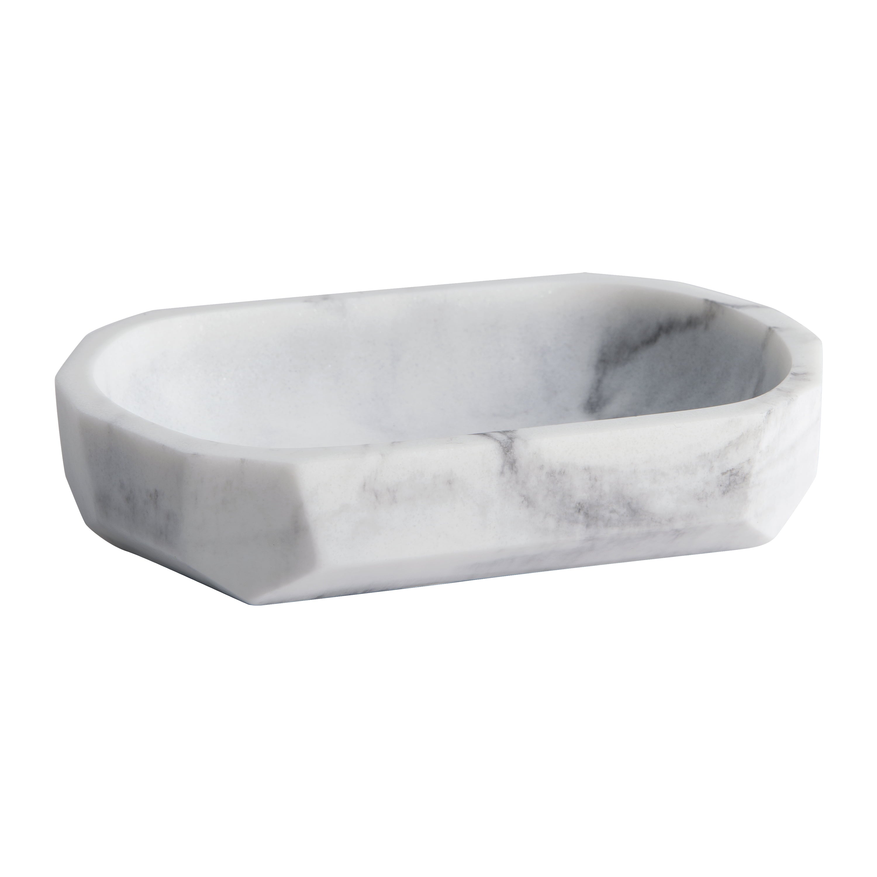 Sculpted Marble 3 Piece Resin Bath Accessory Set， off-White by Better Homes and Gardens