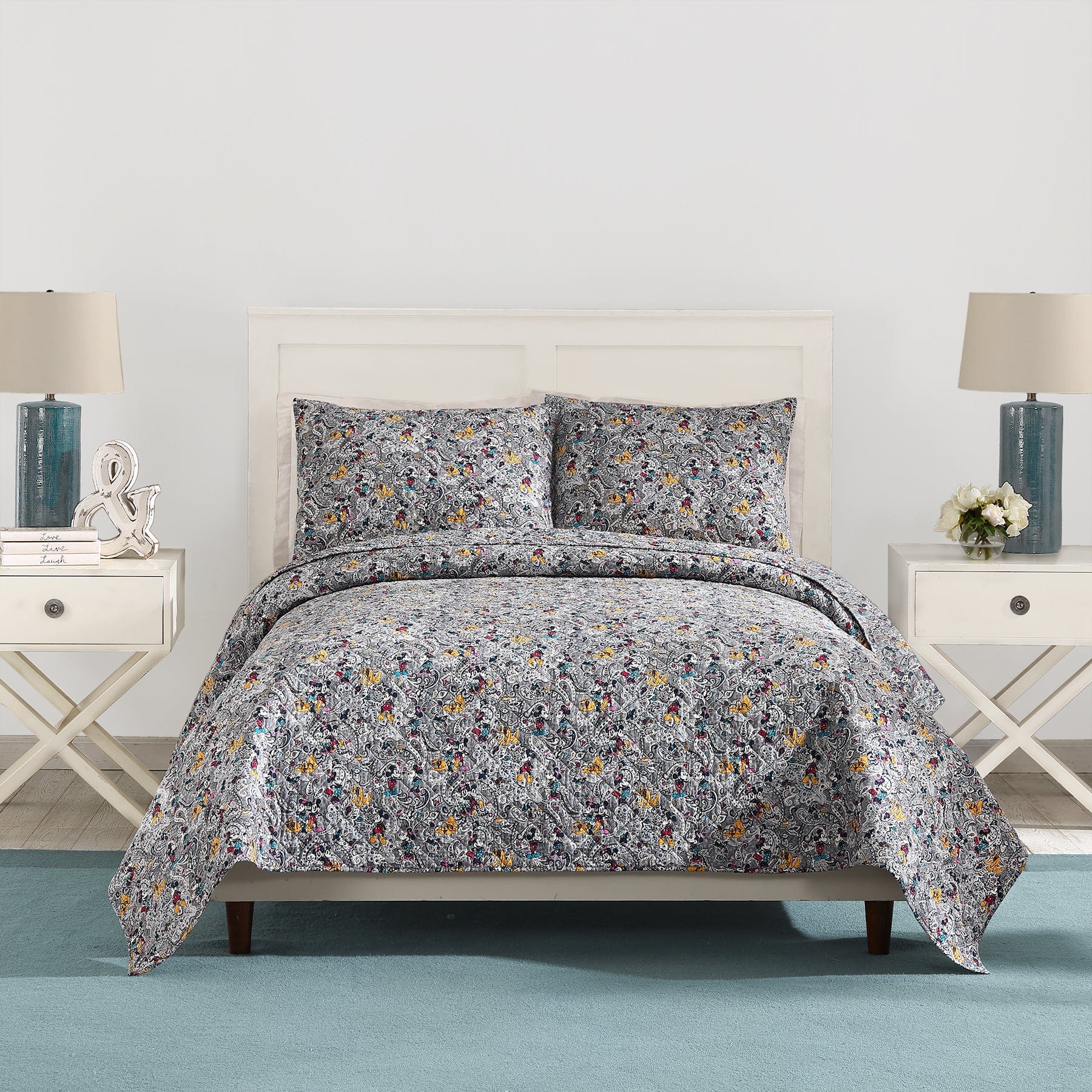 Mickey Mouse Piccadilly Quilt Set, Full - Queen