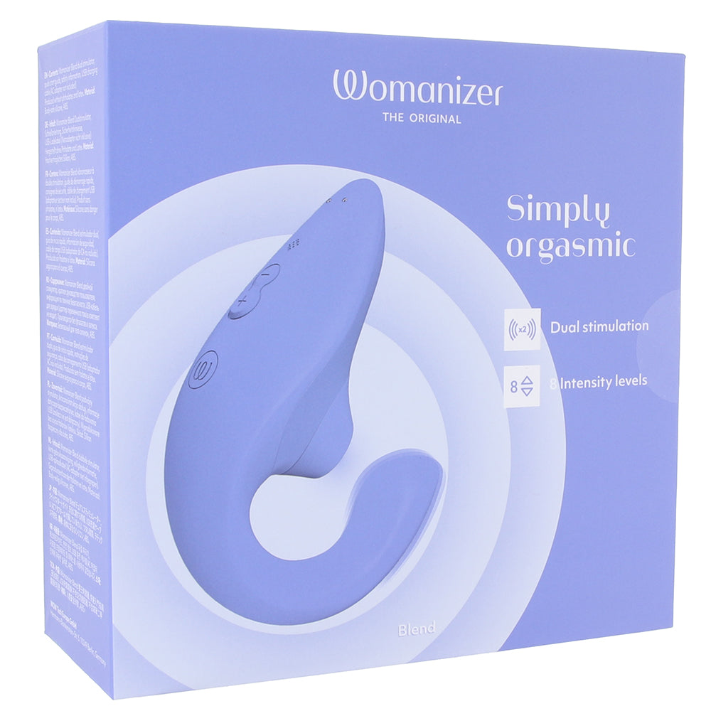 Womanizer Blend Dual Stimulator in Blue