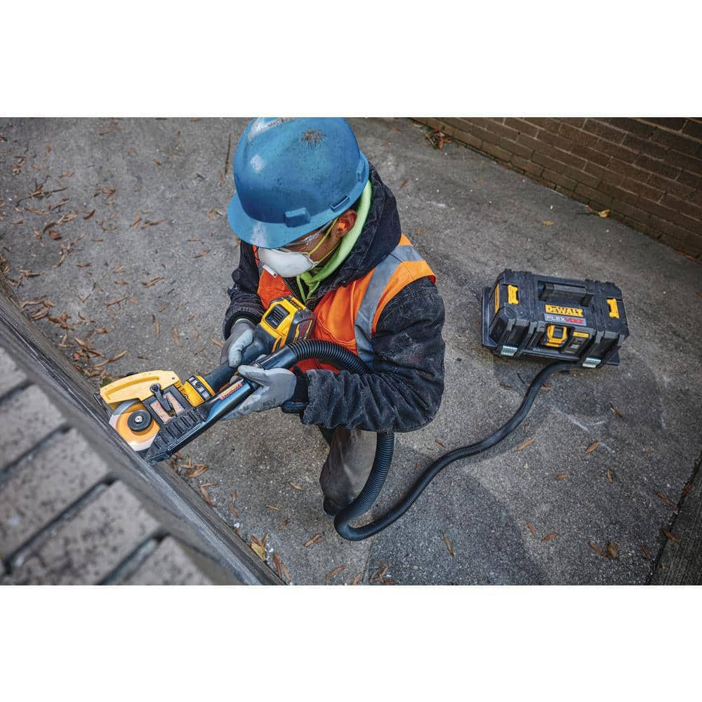 DEWALT DCG418X1 FLEXVOLT 60V MAX Cordless Brushless 4.5 in. - 6 in. Small Angle Grinder and (1) FLEXVOLT 9.0Ah Battery