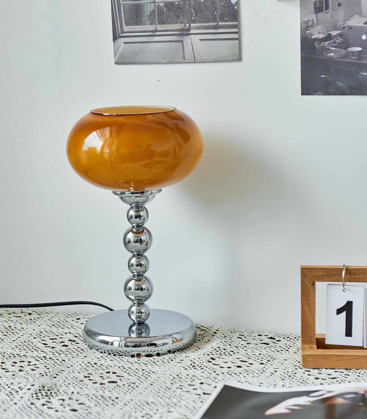 Oval Persimmon Table Light