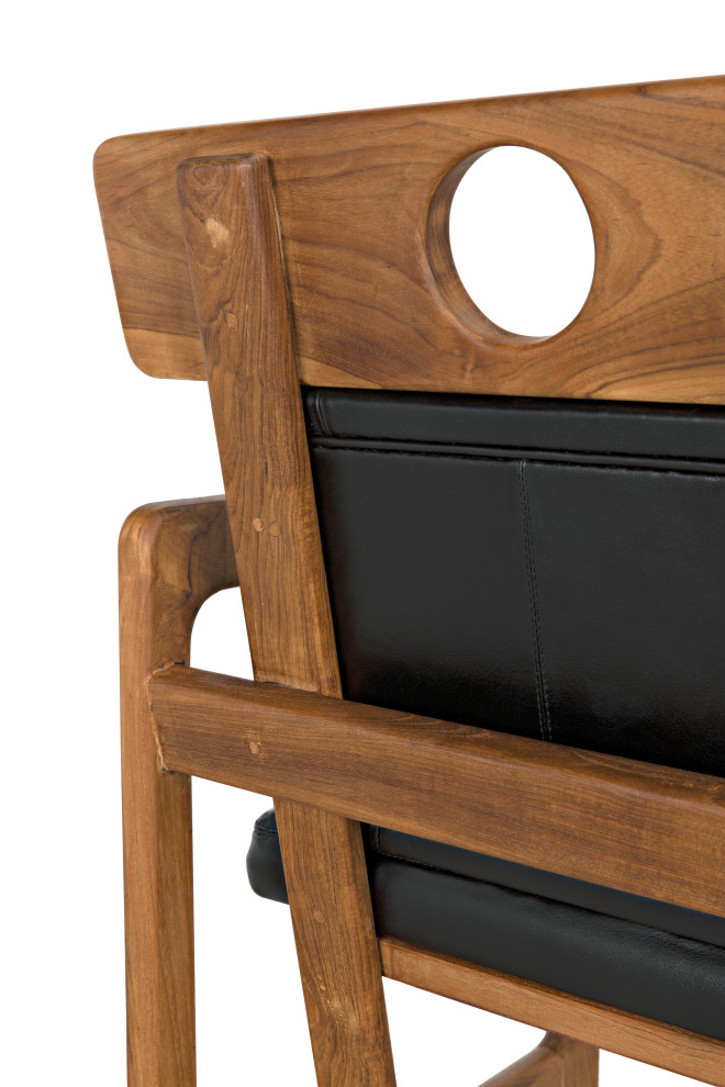 Buraco Arm Chair  Teak   Midcentury   Armchairs And Accent Chairs   by Noir  Houzz