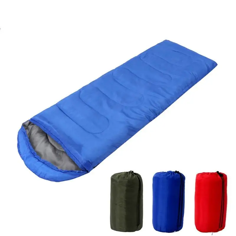 Outdoor Emergency Envelope Keep Warm Adult Hooded Lightweight Sleeping Bag For Camping Travel