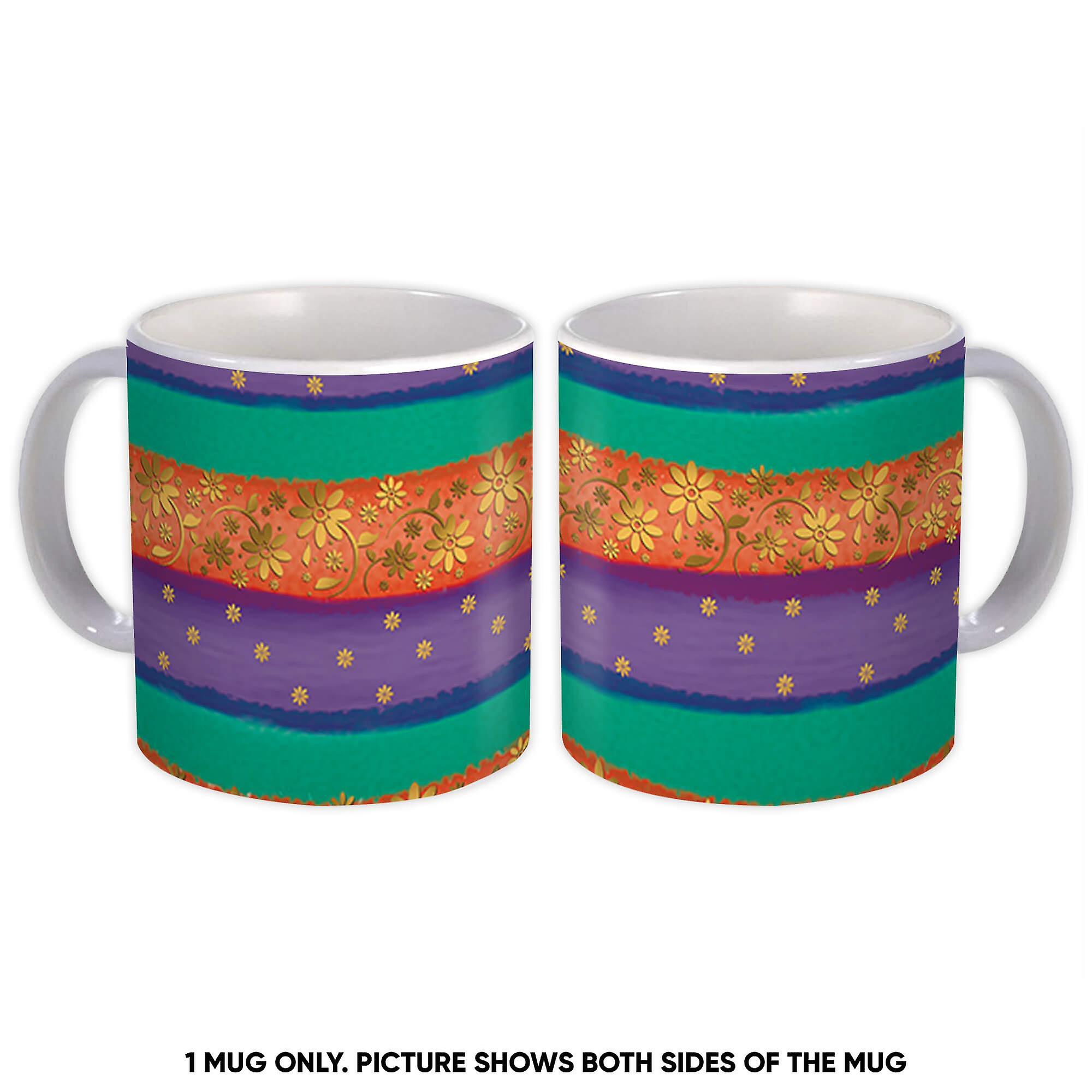 Gift Mug: Patterned Stripes Abstract