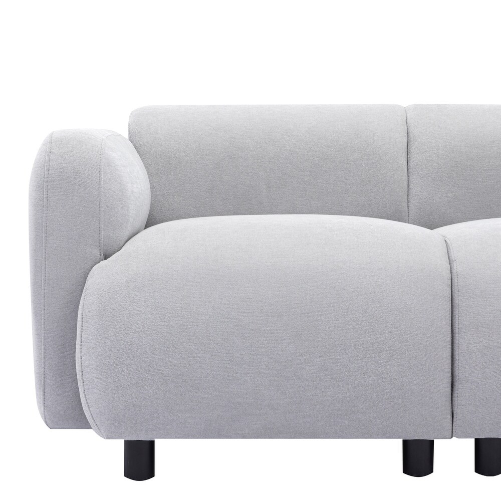 Modern 3 seat Cloud Sofa  Livingroom Deep Sofa Sectional Couch