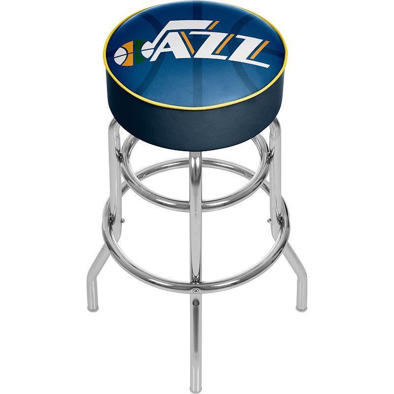 Utah Jazz Padded Swivel Bar Stool