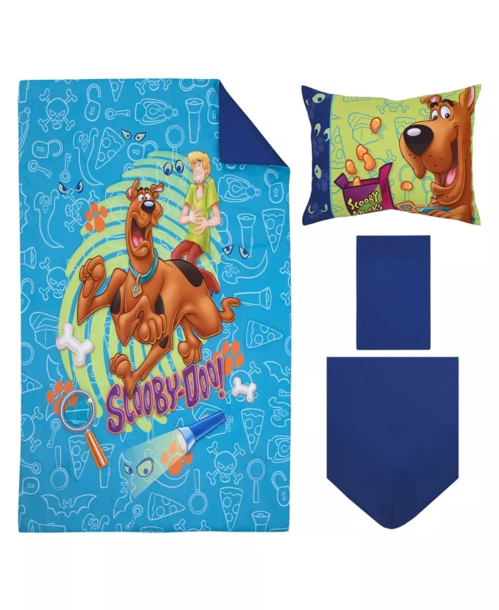 Warner Brothers Scooby Dooby Doo 4 Piece Toddler Bed Set