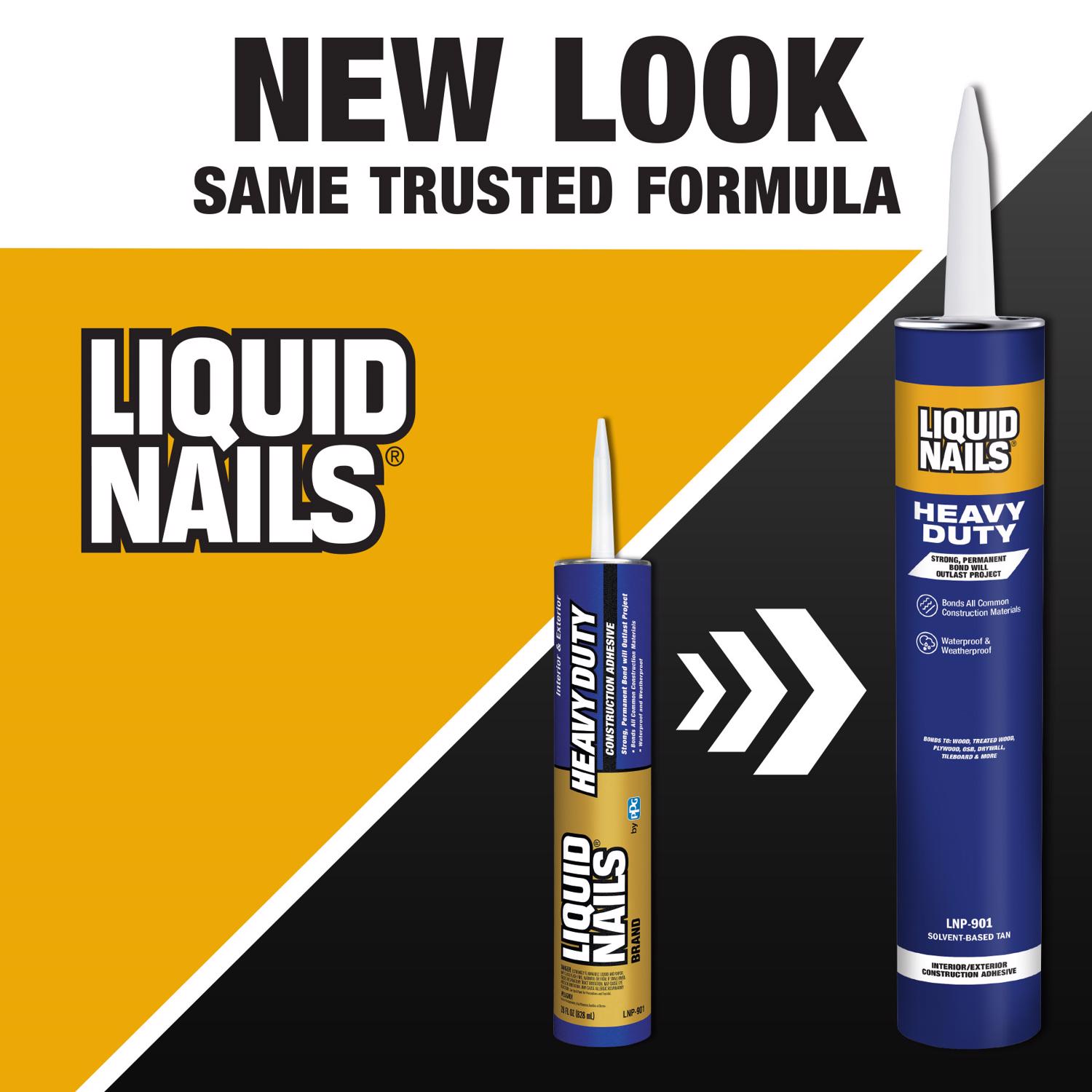 Liquid Nails Heavy Duty Acrylic Latex Construction Adhesive 28 oz