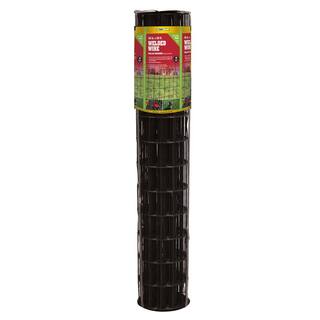 YARDGARD 4 ft. x 50 ft. 16-Gauge Black PVC-Coated Fence Welded Wire 308382B