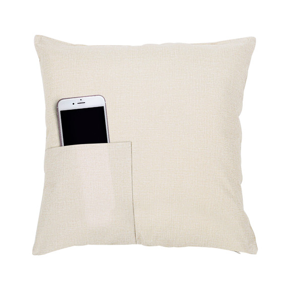 TOPTIE Sublimation Pillow Covers with Pocket  Crea...