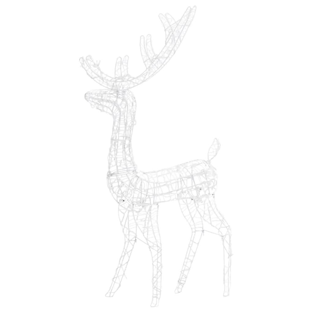 Vidaxl Acrylic Reindeer Christmas Decorations 3 Pcs 47.2