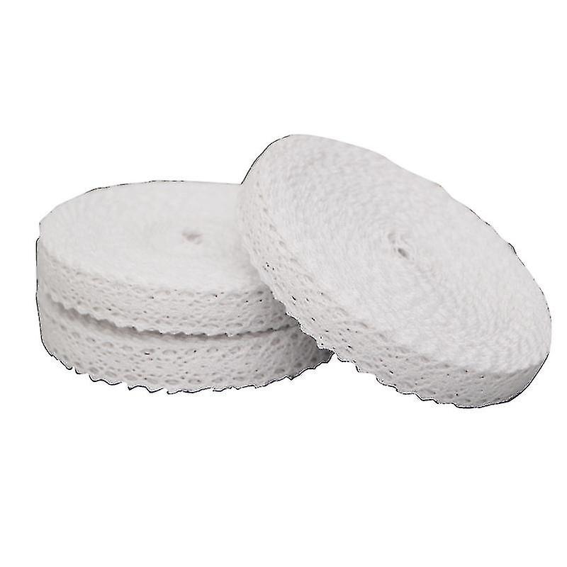 2cm Cotton Lace 15m - Roll White