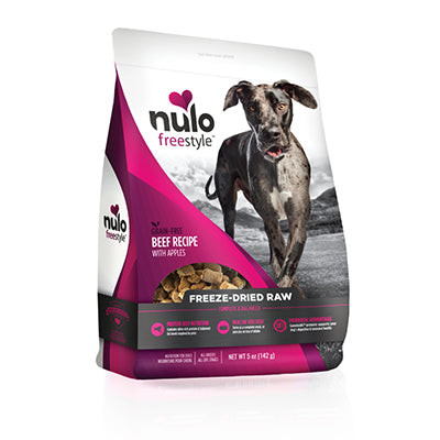 Nulo Freestyle Grain Free Beef Recipe with Apples Freeze-Dried Raw Dog