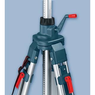 Bosch 110 in. Heavy-Duty Aluminum Quick Clamp Elevator Tripod with Heavy-Duty Webbing Shoulder Strap BT300HD