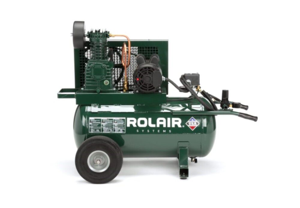 Rolair 1.5 HP (115V) 7.3 CFM@90PSI 20 Gallon ASME Compressor 5520K17A-0001 from Rolair