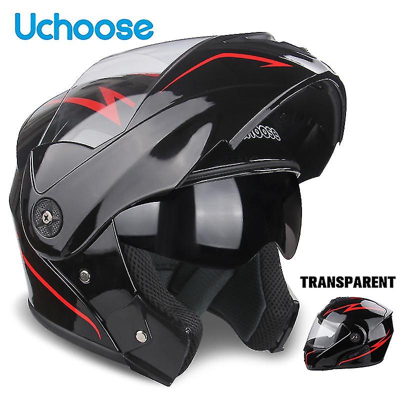 2022 Uchoose New Cycle Face Racing With Double Sun Visor Women Man Flip Up Doubns Dot