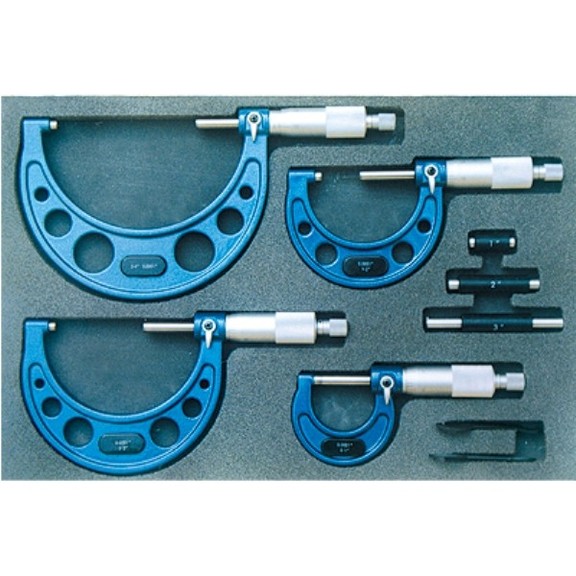 ABS Import Tools 0 4 4 PIECE C TYPE MICROMETER SE...