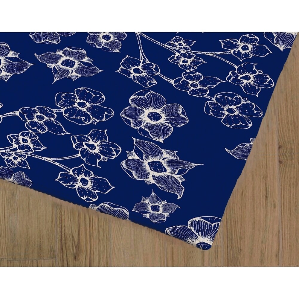 EMA COBALT BLUE Kitchen Mat By Kavka Designs