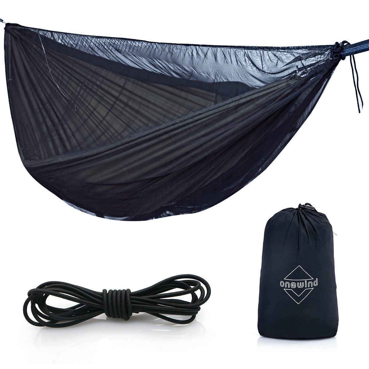 onewind Hammock Mosquito Net Fits Single & Double Lightweight Easy Setup (2.9m*1m)