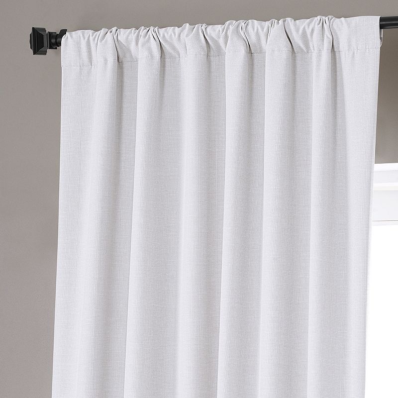 EFF Signature Faux Linen Blackout Window Curtain