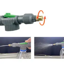 Manual High Pressure Air Pump Sprayer Adjustable Drink Bottle Spray Head Nozzle Garden Watering Tool Sprayer