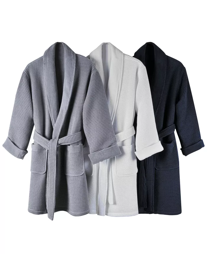 Hotel Collection Cotton Waffle Textured Bath Robe