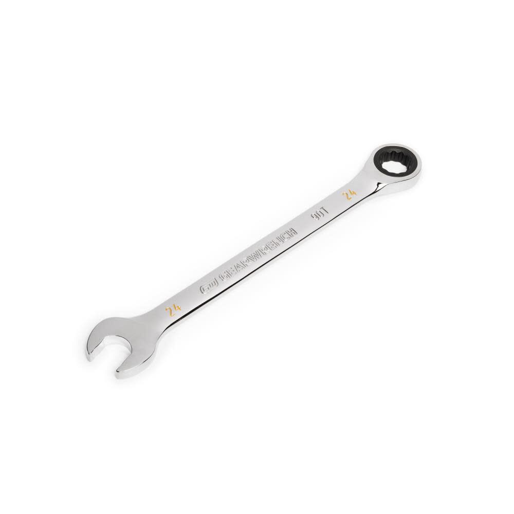 GEARWRENCH 24mm 90T 12 Point Ratcheting Combination Wrench 86924 from GEARWRENCH