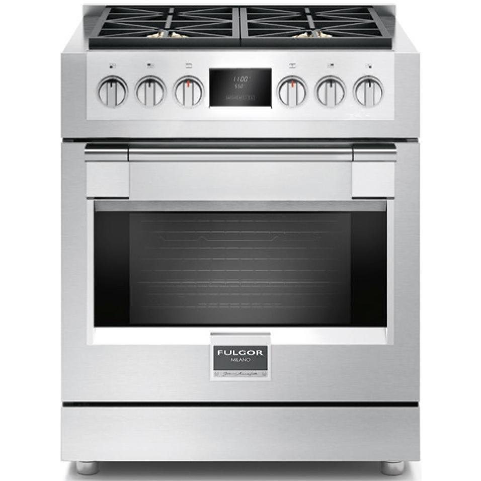 Fulgor Milano 30-inch Freestanding Gas Range F6PGR304S2