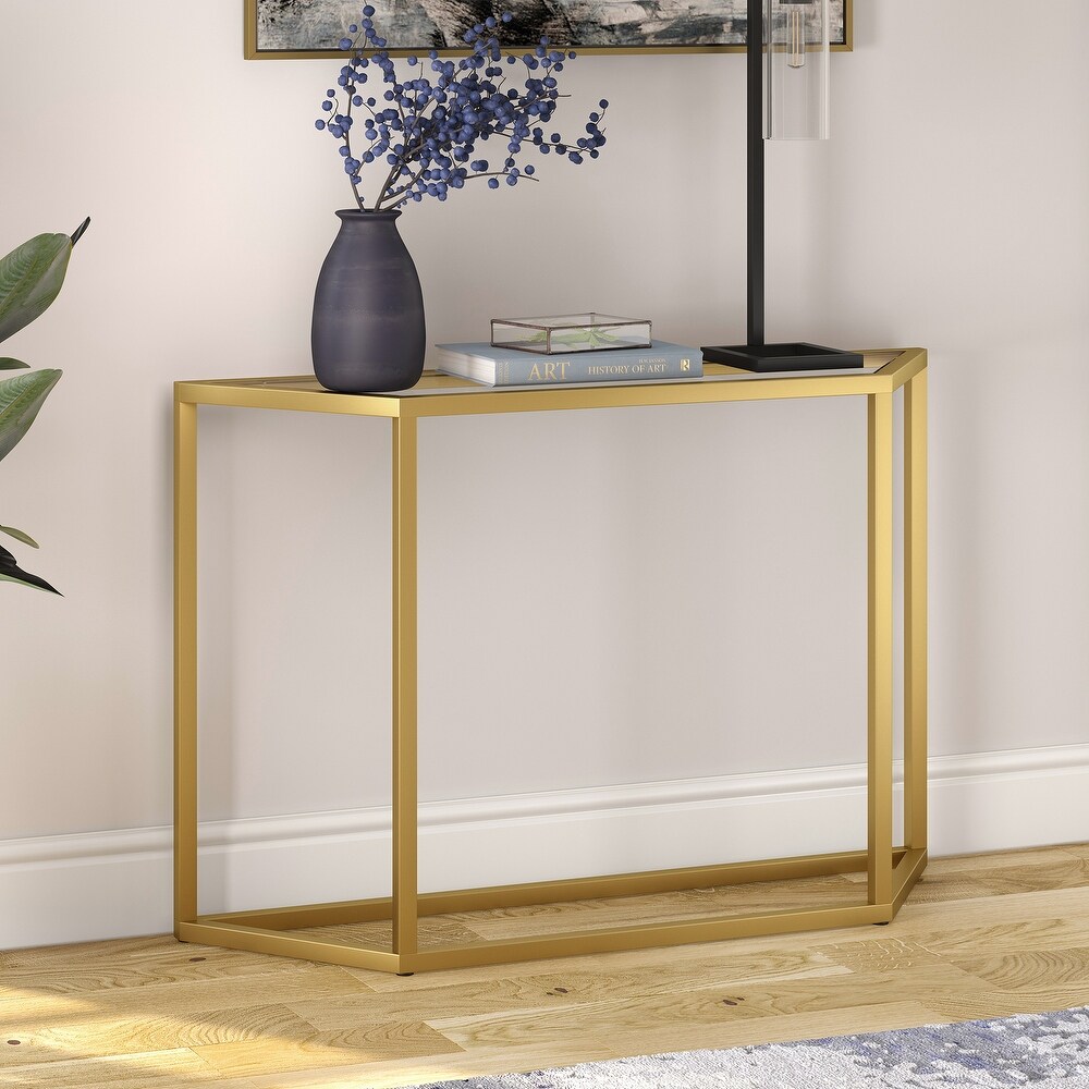 Levi 44'' Wide Trapezoid Console Table   44\