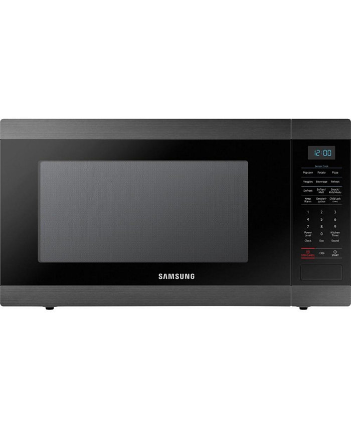  1.9 Cu. Ft. Black Stainless Countertop Microwave