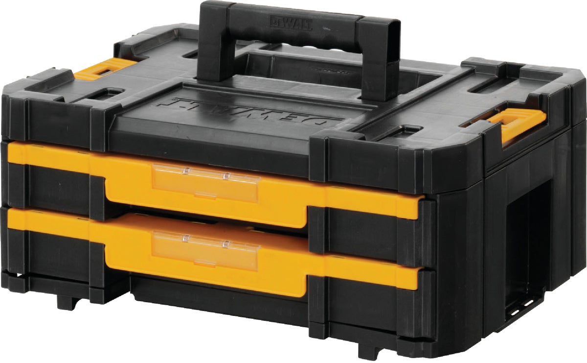 DW TSTAK IV Case Toolbox 16.5 Lb. Black Yellow