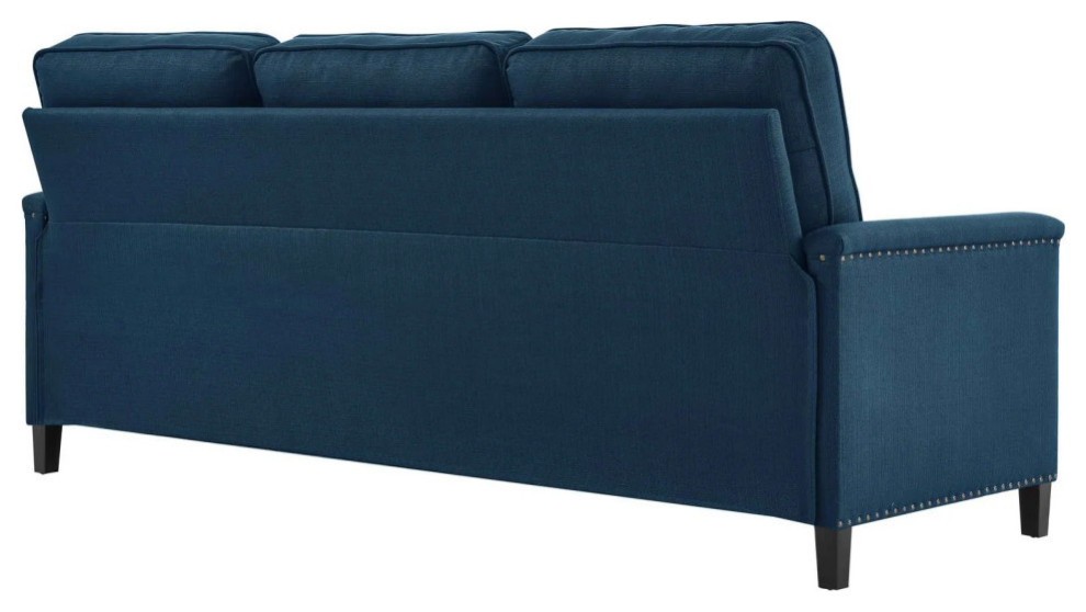 Tonnie Azure Upholstered Fabric Sectional Sofa   Contemporary   Sectional Sofas   by V.S.D Furniture  Houzz