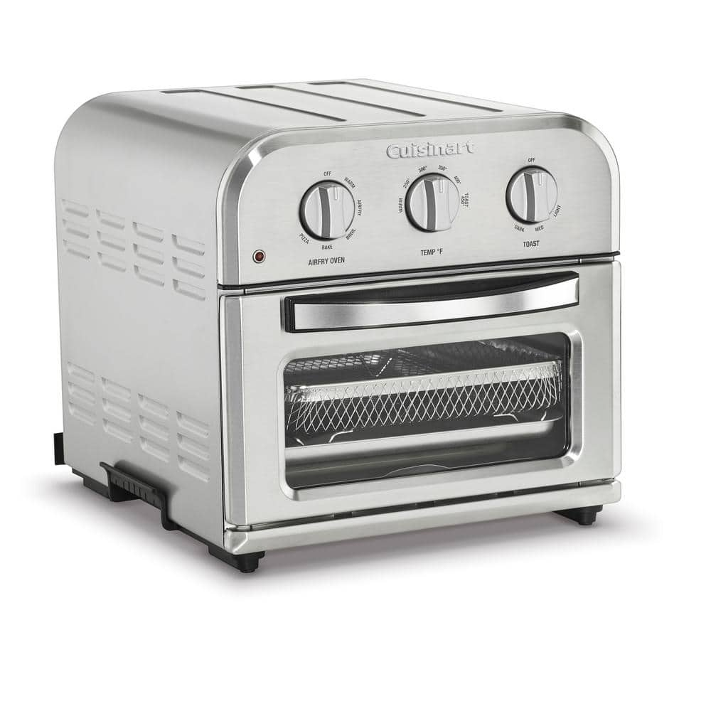 Cuisinart 1500-Watt Stainless Steel Compact Airfryer Toaster Oven TOA-26